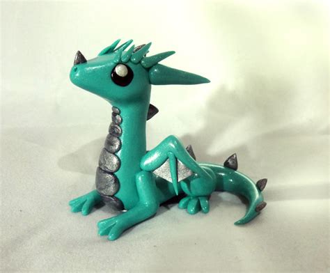 Cyan And Silver Baby Dragon By Bytoothandclaw On Deviantart