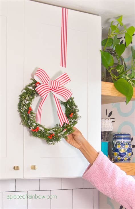 Make A Fresh Christmas Wreath In 20 Minutes A Piece Of Rainbow