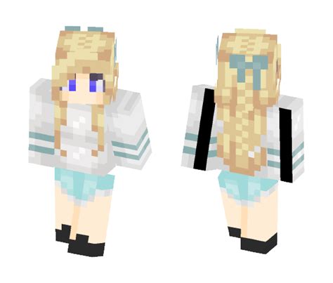 Minecraft Skin Girl Blonde Telegraph