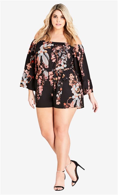 Delilah Playsuit Womens Fashion Edgy Plus Size Womens Clothing