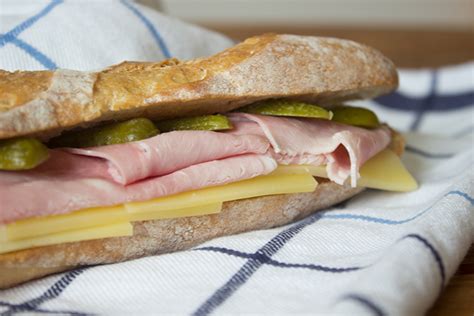 How do you spell ham sandwich in french? A classic french sandwich: Le Jambon-Fromage!
