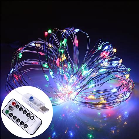 Decorative Led String Lights Dimmable With Remote Control Usb Powered