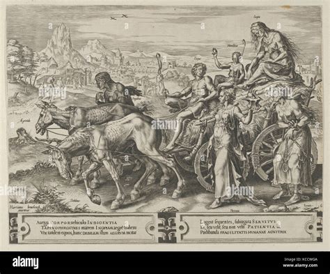 The Triumph Of Want From The Cycle Of The Vicissitudes Of Human Affairs Plate Cornelis Cort