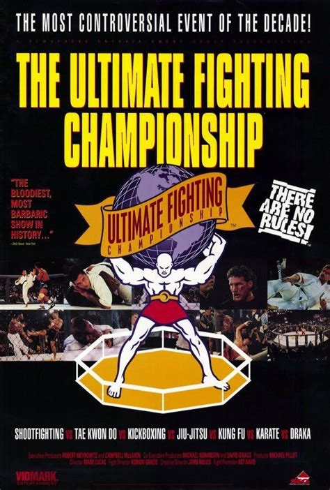 Ultimate Fighting Championships 27x40 Movie Poster 1993 Ultimate Fighting Championship Ufc
