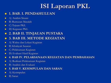 Contoh Presentasi Laporan Prakerin Dengan Power Point – Berbagai Contoh