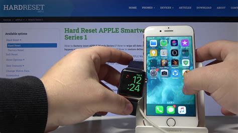 Tap hours, minutes, or seconds; How to Change Watch Face in APPLE Watch Series 1 - Home ...