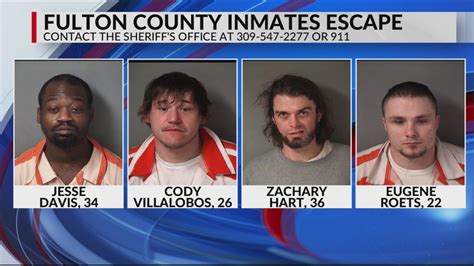 Fulton County Inmates Escape Noon Youtube
