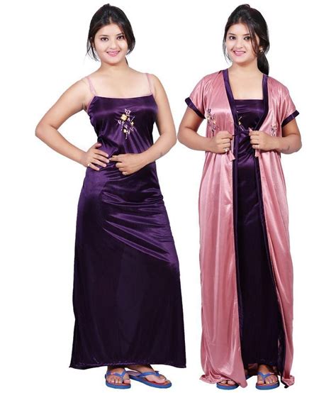 Buy Mahaarani Satin Nighty And Night Gowns Online At Best Prices In India