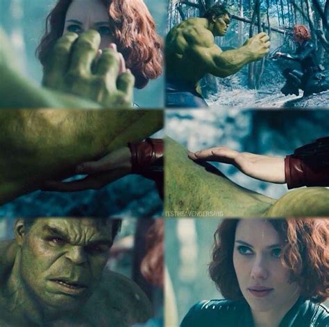 Black Widow Sure Knows How To Make The Hulk Calm Down Black Widow And