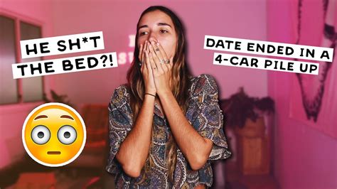 reacting to your worst date stories youtube