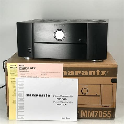 Marantz Mm7055 5 Channel Power Amplifier Black Reverb Uk