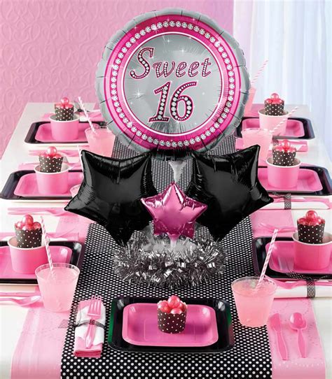 Happy birthday geburtstag baby mädchen girls luftballons set deko party micky. Sweet 16 - Ideen für den 16. Geburtstag | Pink Dots ...