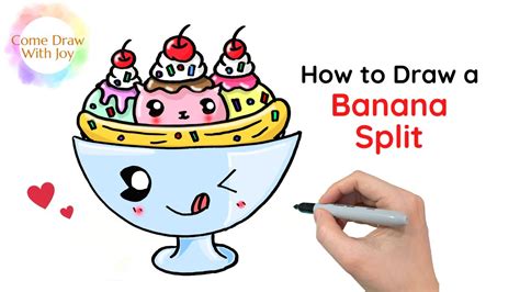 Https://tommynaija.com/draw/how To Draw A Banana Split Step By Step