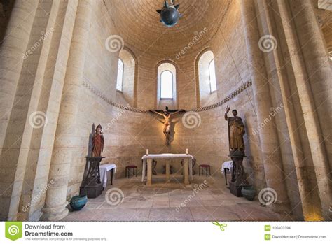 Interior Of Famous Romanesque Church Editorial Stock Image