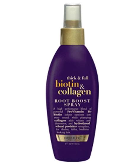 Nwt biotin & collagen hair serum by sj creations. Ogx Thick, Full Biotin & Collagen Root Boost Spray 177ml ...