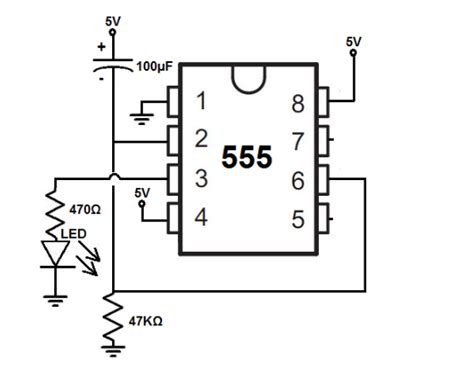 Electronic Power On Delay With 555 Timer Valuable Tech Notes