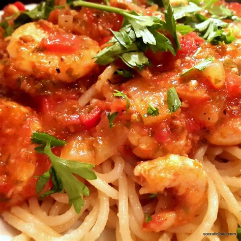 Shrimp Spaghetti With Tomato Sauce Recipe Allrecipes