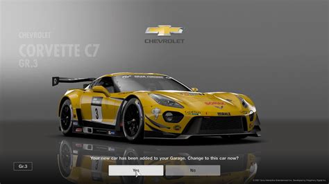Gran Turismo™sport Chevrolet Corvette C7 Gr3 Test Race Youtube