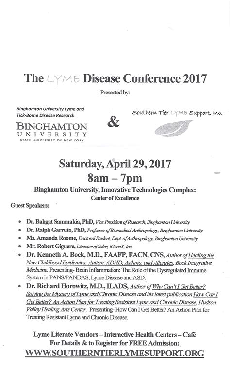 The Lyme Disease Conference Utica Phoenix