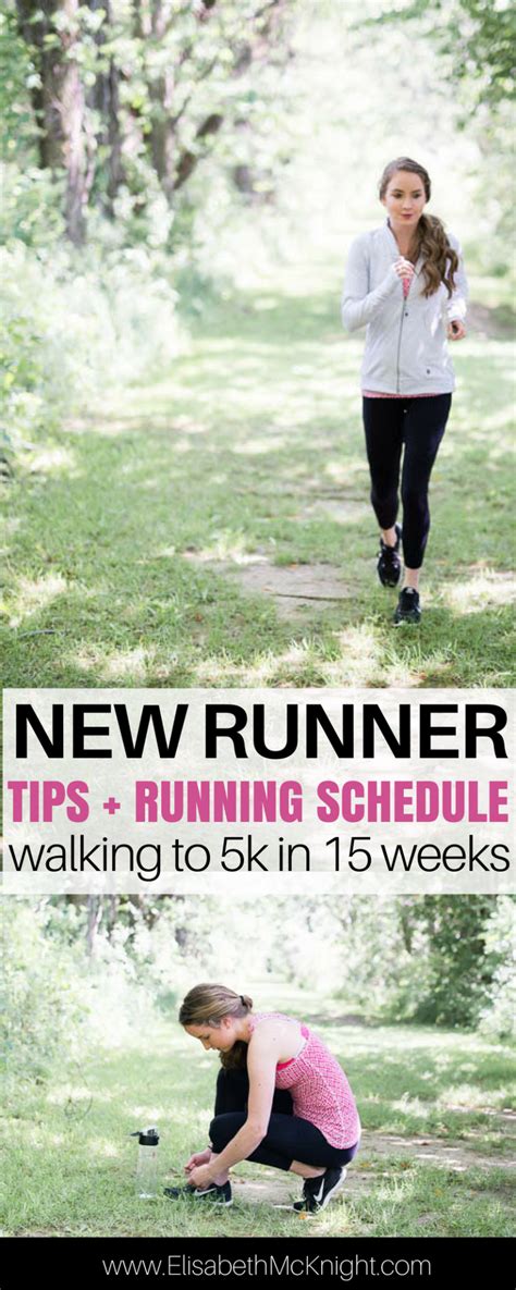 5k Training Plan For Beginners Tips For New Runners Elisabeth