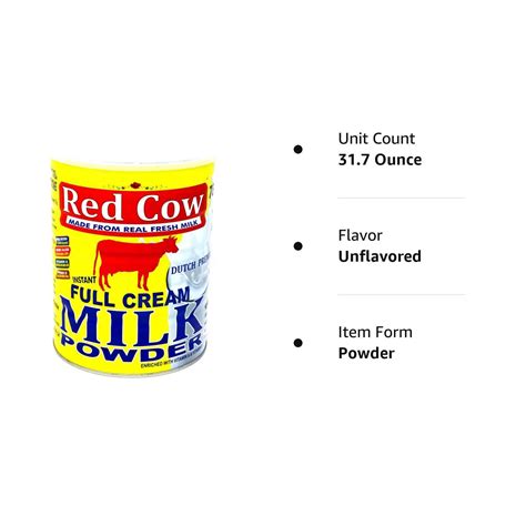 Red Cow Full Cream Milk Powder 900g Made From Fresh Milk Dutch