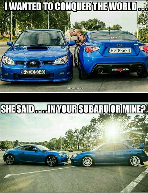 Jdm Cars Subaru Humor Memes Funny Vehicles Quick Humour Meme