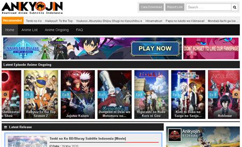 Nonton Anime Streaming Sub Indonesia 15 Situs Nonton Anime Online Sub