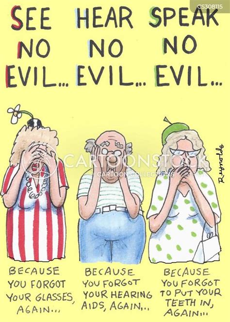 Hear No Evil Cartoons And Comics Funny Pictures From Cartoonstock