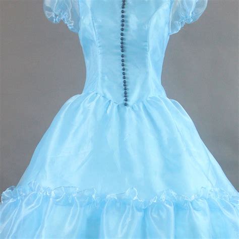 Tim Burtons Alice In Wonderland Alice Blue Dress Costume In 2022 Blue