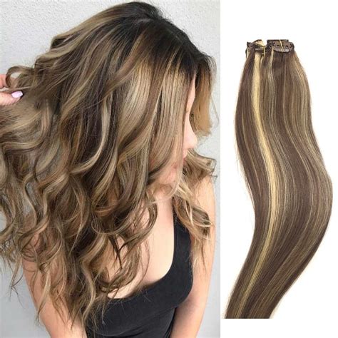 Dirty blonde hair colors are literally rocking in 2020. Amazon.com : Clip in Hair Extensions Human Hair Golden ...