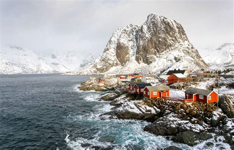 Hamnoy Norway Lofoten Islands 2 Photographic Print For Sale