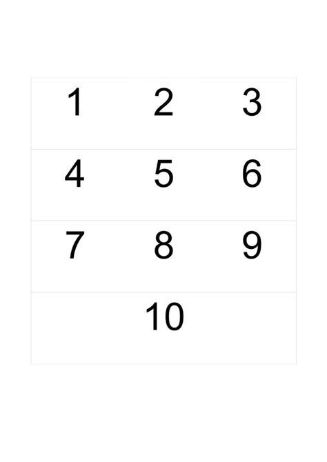 Preschool Numbers 1 10 Chart However Preschool Numbers 1 10 Practice