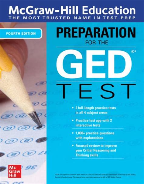 Mcgraw Hill Education Preparation For The Ged Test Fourth Edition By