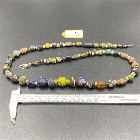 Old Ancient Antique Egyptian Glass Beads Circa 1st Century Bc Etsy