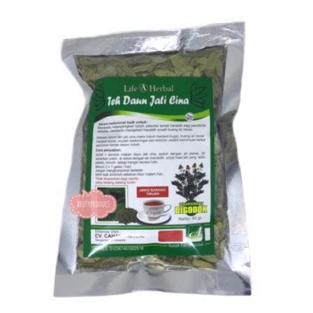 Teh daun jati cina adalah ramuan herbal yang sering digunakan untuk mengatasi sembelit dan bahkan sebagai obat pelangsing. Teh daun jati cina Life A Herbal | Shopee Indonesia