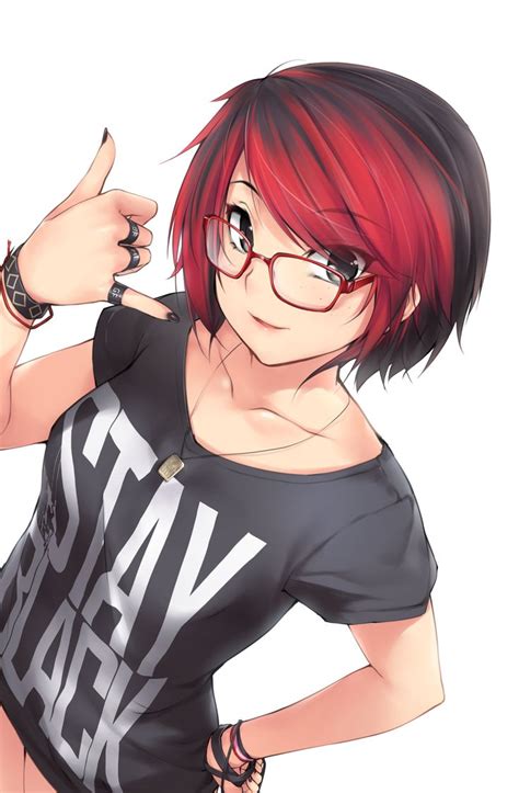Image of rikka anime render cute female character with blue short. Pin on beautiful Anime girls