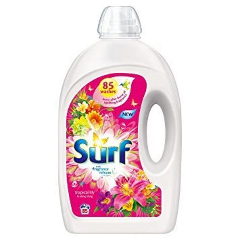 Surf Tropical Lily And Ylang Washing Liquid 85 Wash 2975 L Approved Food