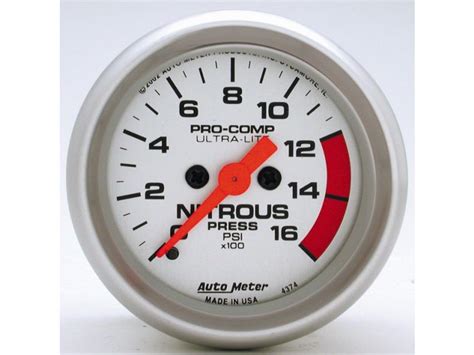 Autometer Ultra Lite Series Full Sweep Electric Gauges Realtruck