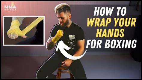 How To Wrap Hands For Boxing Mma Surge Youtube