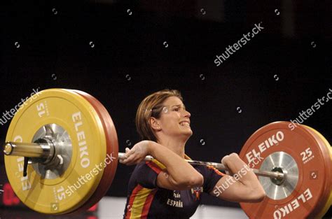 Gema Peris Spain Lifts Weight Clean Editorial Stock Photo Stock Image