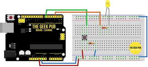 Arduino Use A Button To Toggle An Led The Geek Pub