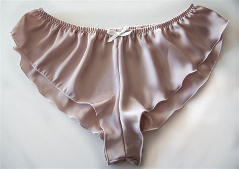 Micro Silky French Knickers Cappuccino Sexy Panties Coffee Lingerie
