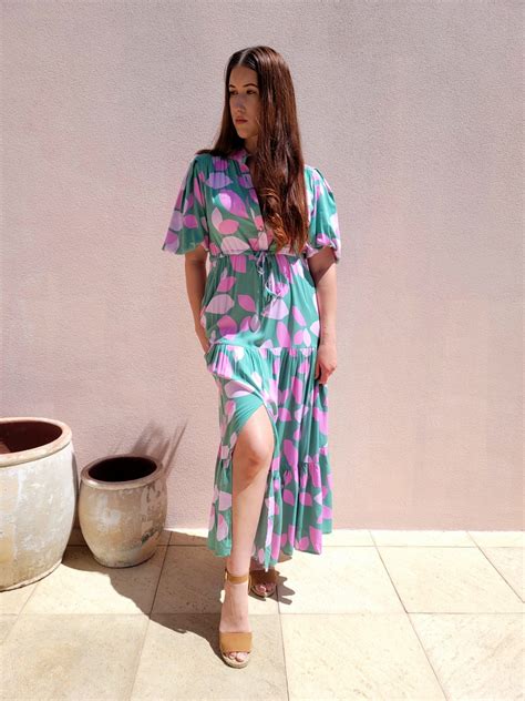 Pretty Pastel Maxi Dress Boho Boulevard