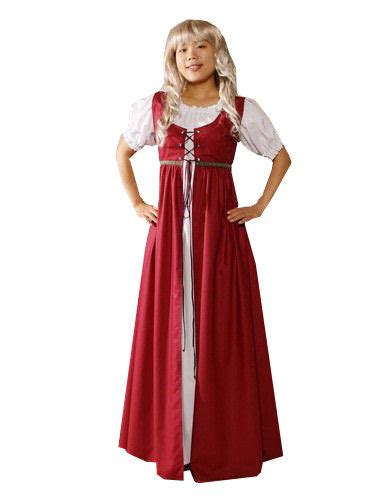 Ladies Medieval Tudor Serving Wench Costume Size 12 14 Complete