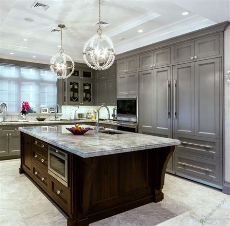 25 Glamorous Gray Kitchens Home Kitchens Traditional Style Kitchen