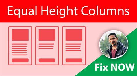How To Create A CSS Equal Height Columns Solution Here Elementor