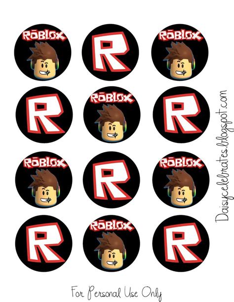Roblox Free Printable Cake Toppers