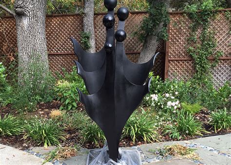 Wikimedia commons has media related to outdoor sculptures. Customized Size Abstract Family Sculpture , Outdoor Metal ...