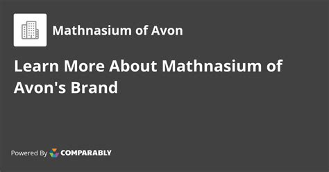 Mathnasium Of Avon Nps And Customer Reviews Comparably