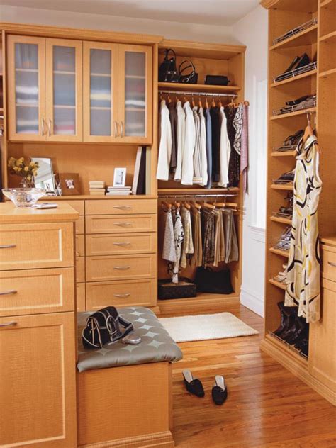 Here you have more options to choose from and a combination of open shelves on. 10 Stylish Walk-In Bedroom Closets | HGTV